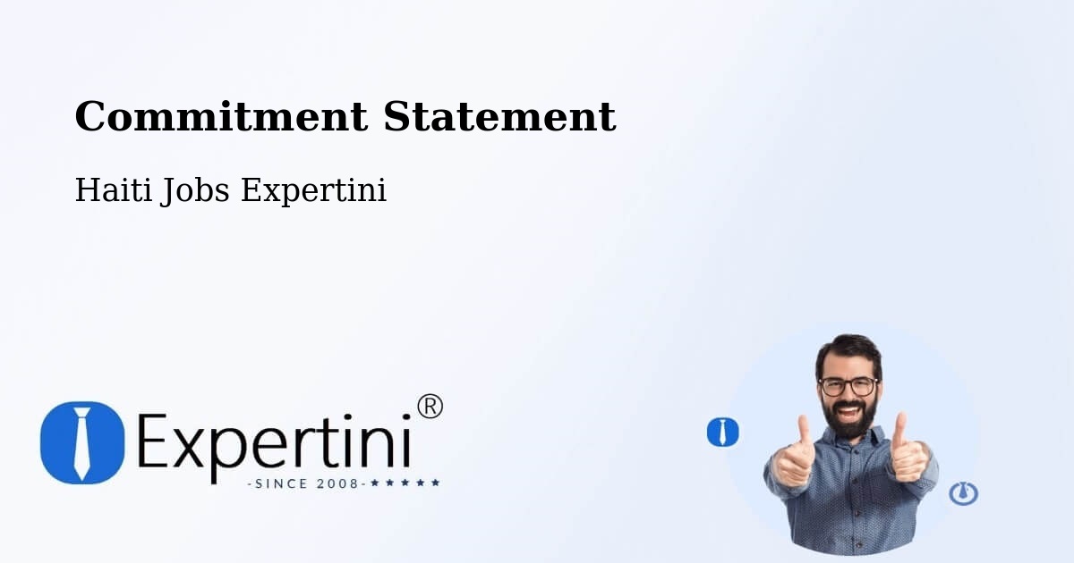 Corporate Commitment – Aquin - Haiti Jobs Expertini